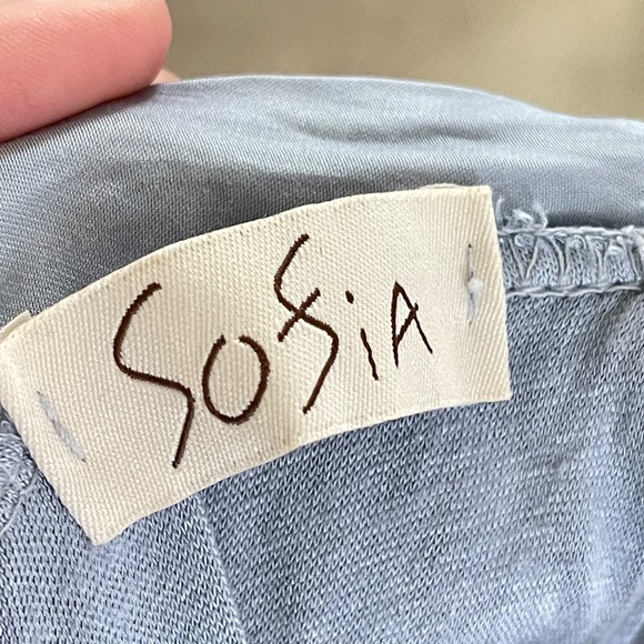 Elegant Light Blue Maxi Dress - Picture 4 of 5